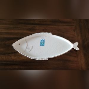 Fish horderves serving plate Melemine